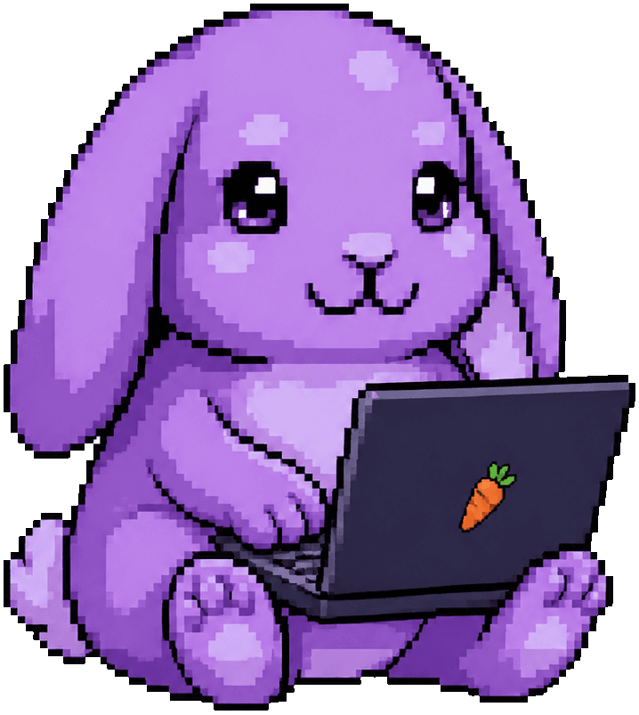ZanReal mascot building a website on a laptop